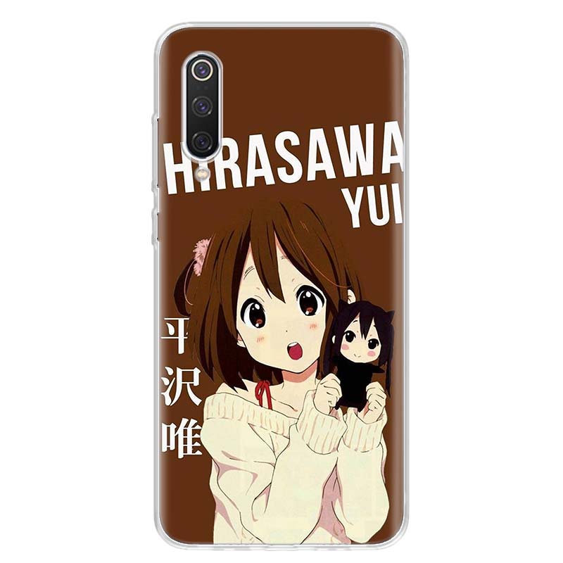 K on! Hirasawa Yui Anime For Xiaomi Redmi Note 14 13 12 11 10 Pro Phone Case 12S 11S 11T 11E Plus 14Pro 13Pro 12Pro 11Pro Cover