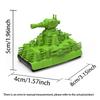 Серия 'Военная техника' Модель танка Гусеничная бронированная машина 3D-печатная игрушка МИНИ Фигурка Действия Креативная для Дня Рождения Рождества Коллекционный Подарок