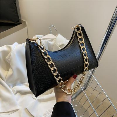 Fashion Women'S Bag Newest Popular Crocodile Pattern Shoulder Bag Trendy All-Match Handbags For Womenluxury Leather Tote Bag