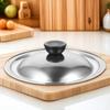 Multipurpose Pot and Pan Lid Metal Universal Replacement Cover for Frying Pan Skillet Seasoning Pot Spill Proof Reusable Lid