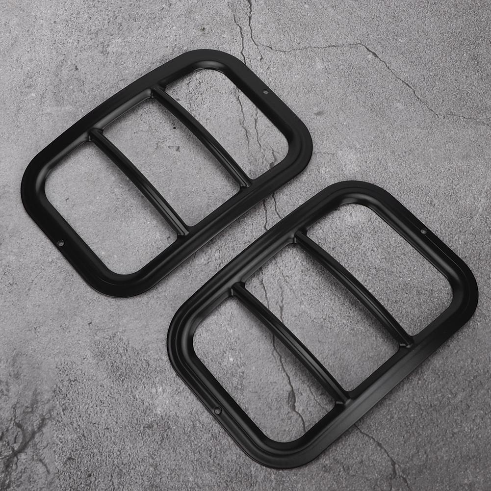 Copertura del telaio della luce fendinebbia del paraurti posteriore 2 pezzi adatta per Jeep Wrangler 2007-2018