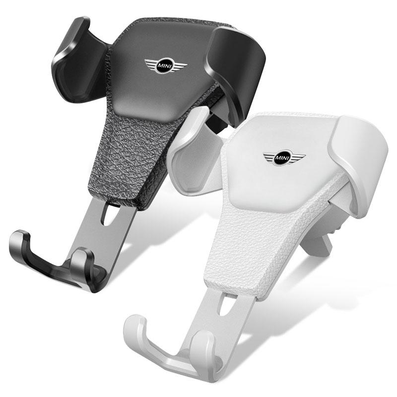 Schwerkraft Auto Emblem Handyhalterung Halterung Luftclip Halter Ständer Zubehör Für BMW Mini Cooper F54 F55 F56 R56 R60 SONE Roadster Clubman Coupé