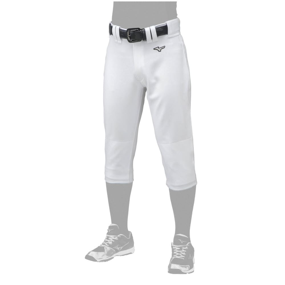 

MIZUNO Baseball Uniform GACHI Uniform Regular Type Knee Size O Pants, (Double Pads), 12JD9F60, White, белый