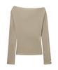 CNVS Boat Neck Draped Long Sleeve T-Shirt (3 Colors)