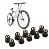 Rubber Well Nuts Motorcycle Fairings Fasteners Brass Nuts for Windshields Windscreen M4 10 Pieces