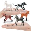 Simulation Foal Animal Model Toys 8 Belgian Horse Walker Horse Thoroughbred Horse Sharmaton River Horse Ornament