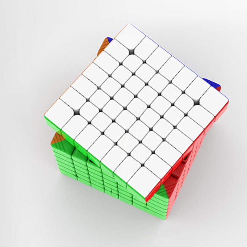 YJ Yufu v2 M 7X7 Cub magic Cub magnetic de viteză fără autocolante 69 mm Cub magic colorat