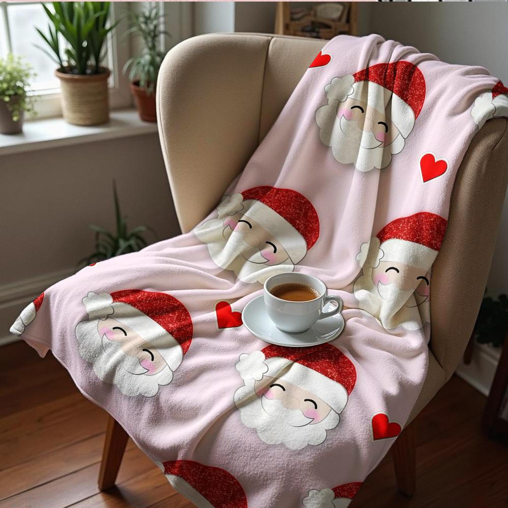 Pink Purple Plumeria Anime Cartoon Flannel Blanket Soft Warm Throw for Bedroom Sofa Car Kids Holiday Gift