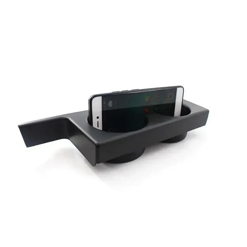 Black Front Car Cup Holder Car Drink Holder Car Accessories for BMW E39 5-Series 1997-2003 Plastic Black Portable Cup Holder