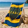 Juniors Football Club Design Printed Microfiber Beach Towel, Soft And Absorbent, Quick-Dry, Ideal for Summer Travel, Beach Essential, Swimming Pool