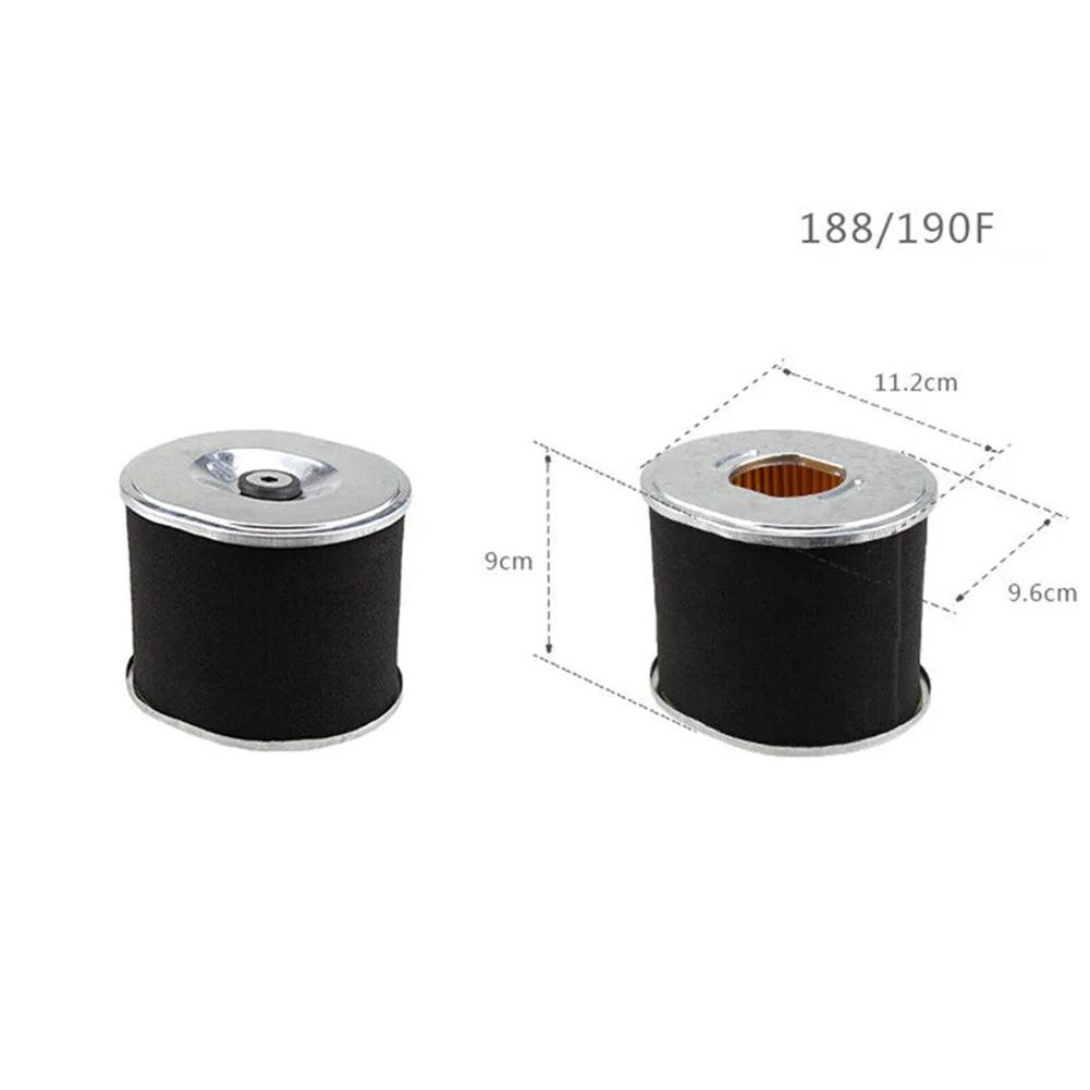 Engines Air Filter Element Home Lawn Mower Parts Power Replacement Sponge Paper 170F Water Pump 173F 188F A11-4-1 Cleaner