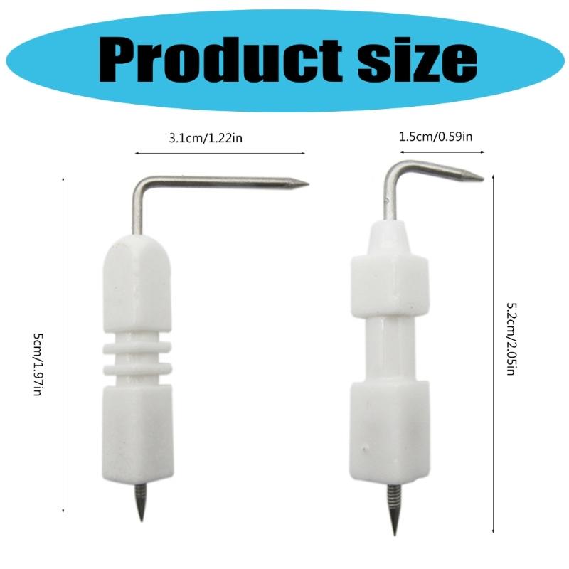 10Pieces Ceramic Spark Plugs Ignition Needle Ignition Electrodes Perfect for Gas Stove and Water Heater Replacement Part