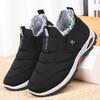 Winter Cotton Shoes Piled Thickened Cotton Shoes New Men's Wear-resistant, Warm and Non-slip Middle-aged Dad Big Cotton Shoes