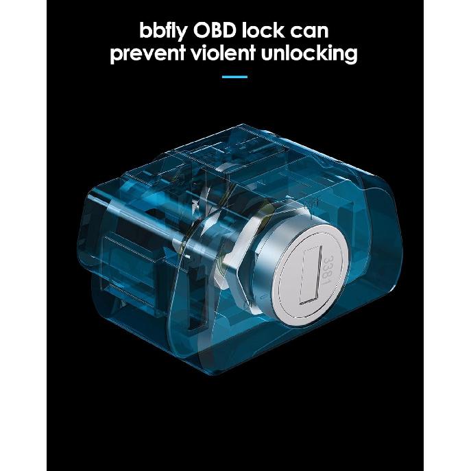 OBD Lock, Bbfly-K02 ODB Port Locking Tool, Car OBD2 Protector Device (K02)