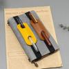 Creative PU Leather Pen Clip Holder Elastic Band Design Portable Pen Organizer for Notebook Diary Work Travel Use