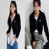 Muahmuah Slim Fit Knit Zip Up Cardigan 4 Colors