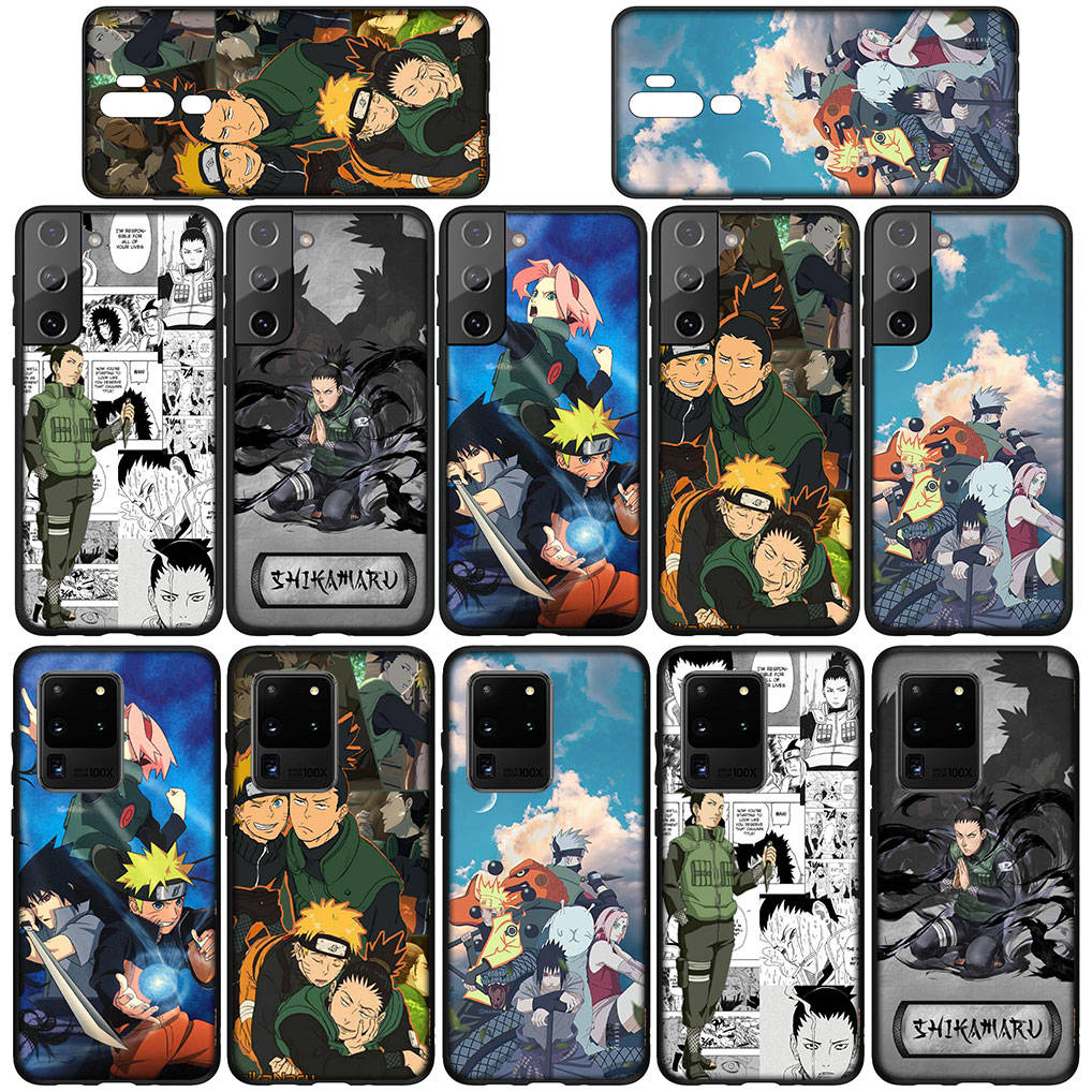 For Samsung Galaxy S24 S23 iPhone 16 15 14 Xiaomi Redmi Note 13 12 11 10 8 Plus 9 Pro Max X XR A16 Telefondeksel Naruto Nara Shikamaru OPPO Huawei Deksel
