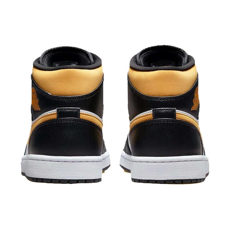Air Jordan 1 Mid 'Black University Gold' 554724-177