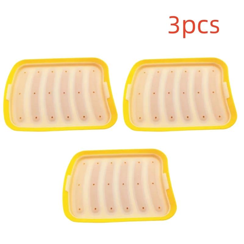 Silicone Sausage Mould  Home Ham Hot Dog Making Tray Household Cake Baking Molds with Lid Kit Tools