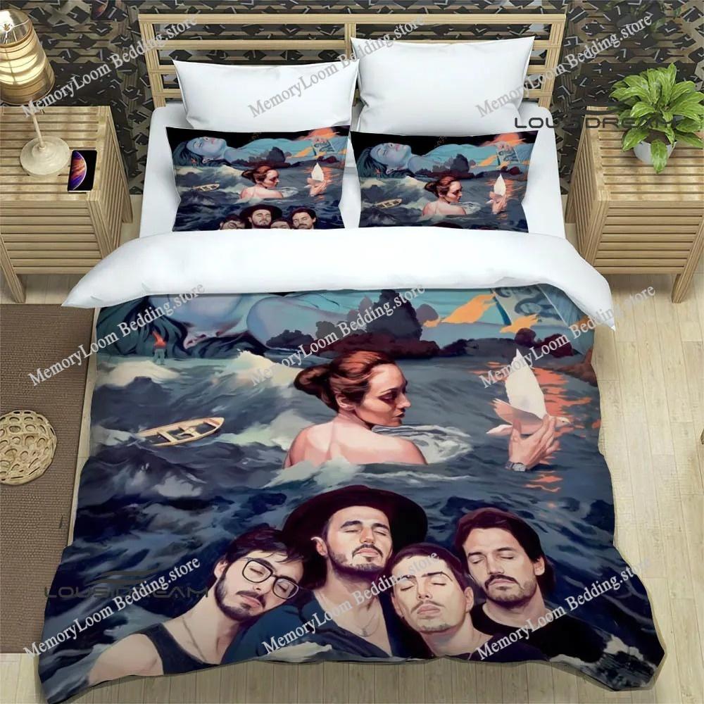 Art Style Unique Morat Pop Band Bedding Set Queen/King Size Duvet Cover Comforter Soft Bed Sheet Set Home Decor Luxury Gift