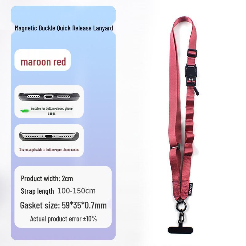 

Adjustable Magnetic Crossbody Phone Lanyard for Outdoor Use