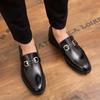 Men's Leather Shoes Casual Business Lazy Shoes Teen Versatile Retro British Pointed Small Leather Shoes