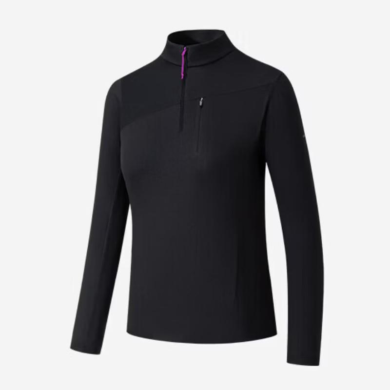 ANTA Women s Champion POLYGIENE Anti-Bacterial Long Sleeve Stand Collar Knit Top S