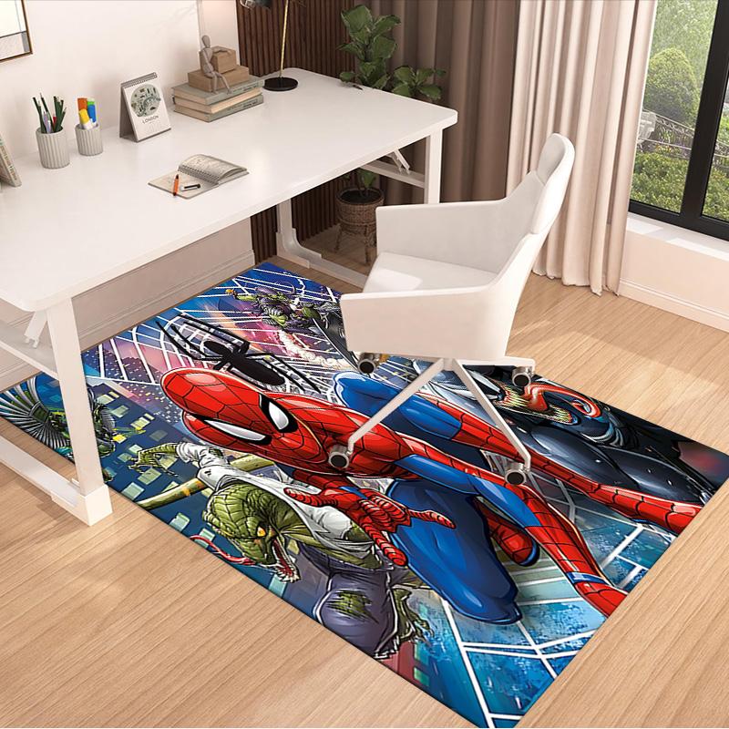 Spiderman Friends Carpet For Playroom Bedroom Living Room Sofa Home Decorkids Game Area Rug Nonslip Floor Mat