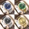 Swiss Mens Quartz Watch With Luminous Dial Water Resistant For Casual Wear