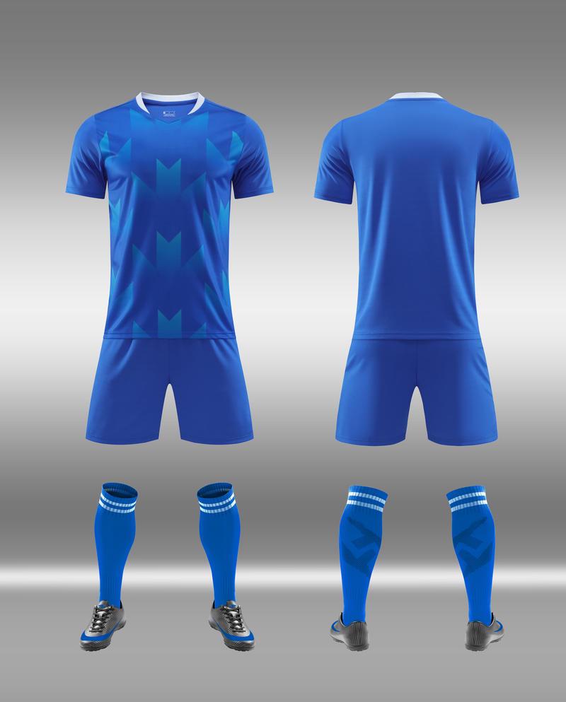 Village Team Football Jersey Set: Adult & Children Training Wear, Club Competition Sports Uniform.