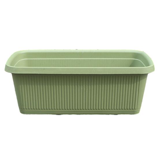 Flowerpot with Porous Drainage Design for Healthy Vegetable Growth Deepened Widened Pot Durable Material Ideal for Leeks Lettuce Chives Balcony Garden