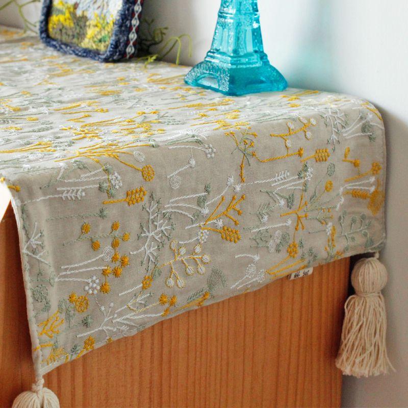 

Японский стиль Вышивка Буфетный стол Коврик Обеденный стол Дорожка для стола Чайный столик Флаг Ткань Банкетка Чехол для ТВ-тумбы Тканевый чехол для обувницы Полотенце Beige Embroider-flat head hanging tassels 30*100cm