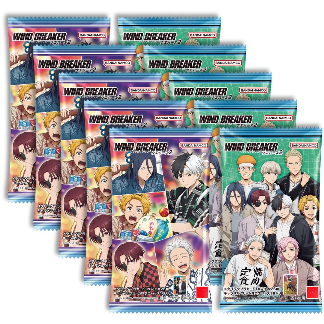 

индивидуально в упаковках по 2 вафли WIN D BR EAK ER, продаются в коробке по [Продано 10] (10 пакетов) Не 20.