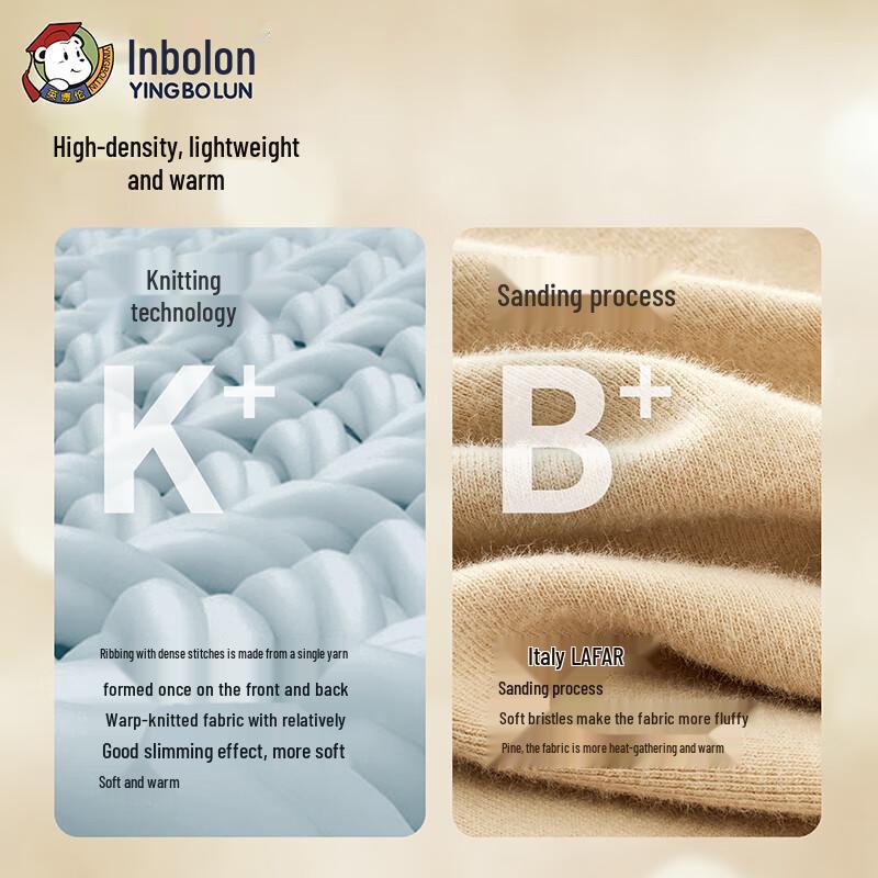 YING BO LUN Kids' Thermal Underwear Set