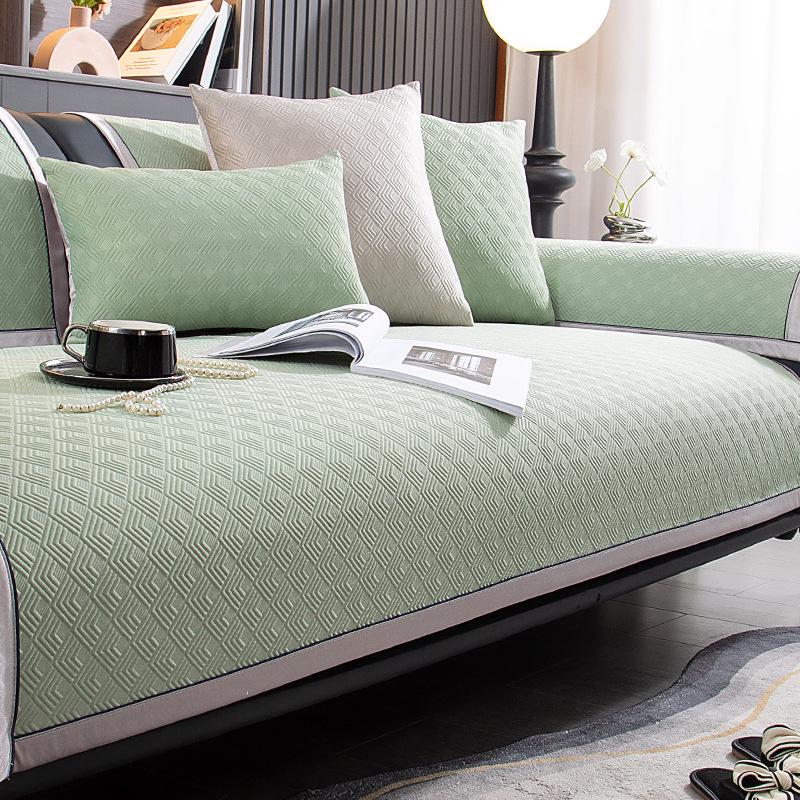 2025 Cool Feel Ice Silk Rattan Sofa Cushion – Non-Slip, Summer Style