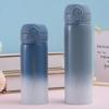 High Value Gradual Change Color 304 Stainless Steel Thermos Cup Creative Bouncing Handheld Straight Cup Mini Compact Pocket Cup