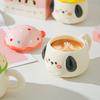 Cartoon Puppy Cute Mug with Lid Office Drinking Water Cup Couple Girl Water Cup Souvenir Gift Cup Coffee Cup