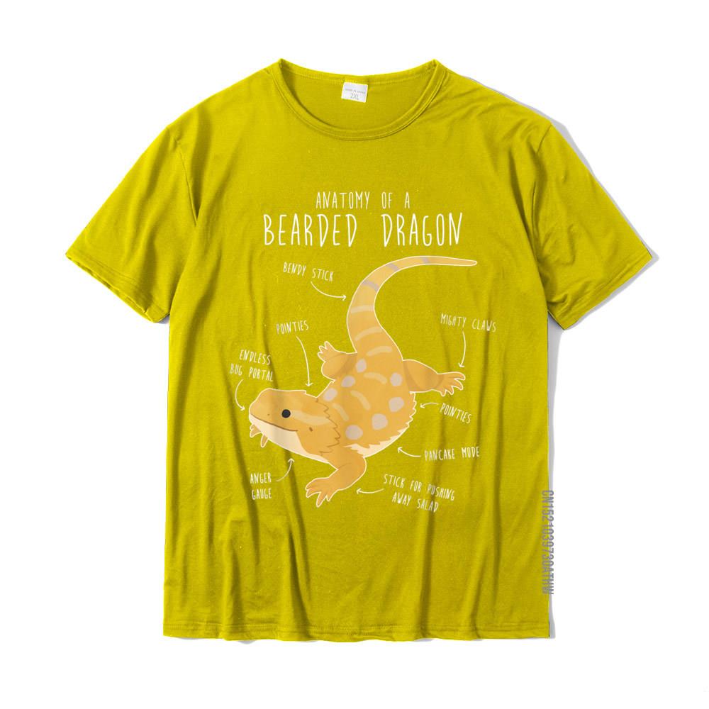 Anatomy Of A Bearded Dragon Funny Pet Reptile Lizard Lover Tshirt Cotton Tops Shirt For Adult Cool Tshirts Printing Rife