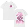 Rapper Jul Fashion Letters Print 2026 T Shirt Unisex Unisex Pop Music Casual Crew Neck Tshirt Oversized Cozy Tees Streetwear Unisex