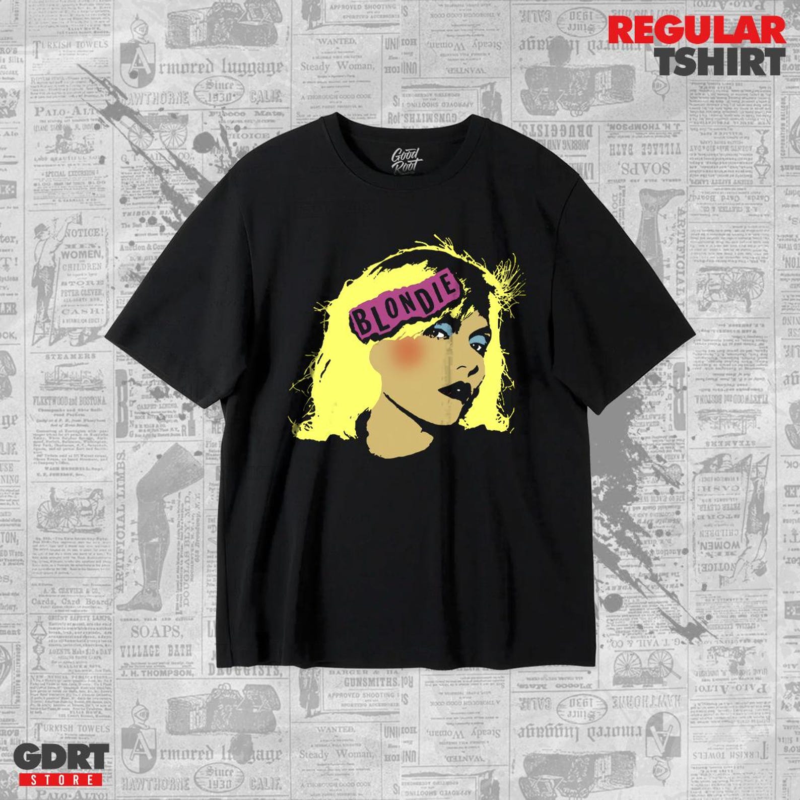 Blondie T shirt - 4 Ever Albums- Unisex Heavy Shirt 3XL