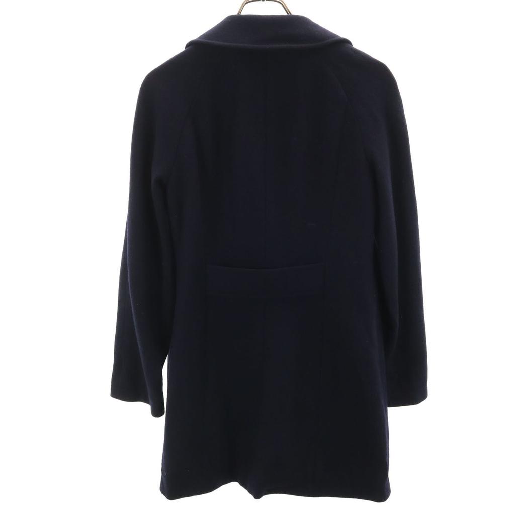 Tha Scotch House Wool Coat 9AR Navy Women Used