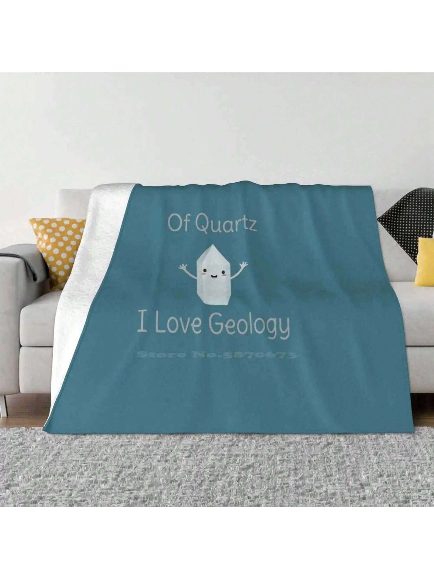 Funny Geology Science Pun T-Shirt Soft Warm Light Thin Blanket Geology Scientist Puns Humor Humour Jokes Cute Kawaii Adorable S разноцветный