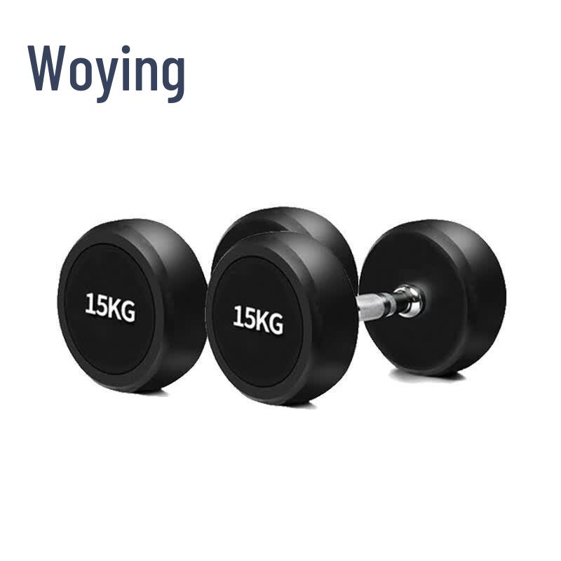 Woying 30kg Fixed Round Head Dumbbells