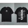 2024 Darc Sport Wolves T-Shirt Oversized Baumwoll-T-Shirt Fitnessstudio Fitness Herrenbekleidung Lässig Damen Kurzarm-Tee Darcsport T-Shirt