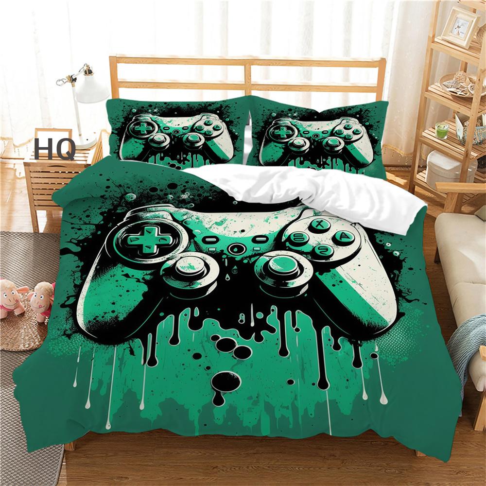 Trösterbezug-Set für Teenager, 3D-Spielekonsolen-Druck, Heimtextilien aus hochwertigem Polyester