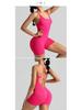 Seamless One-Piece Yoga Suit with Elegant Back and Peach Hip Design