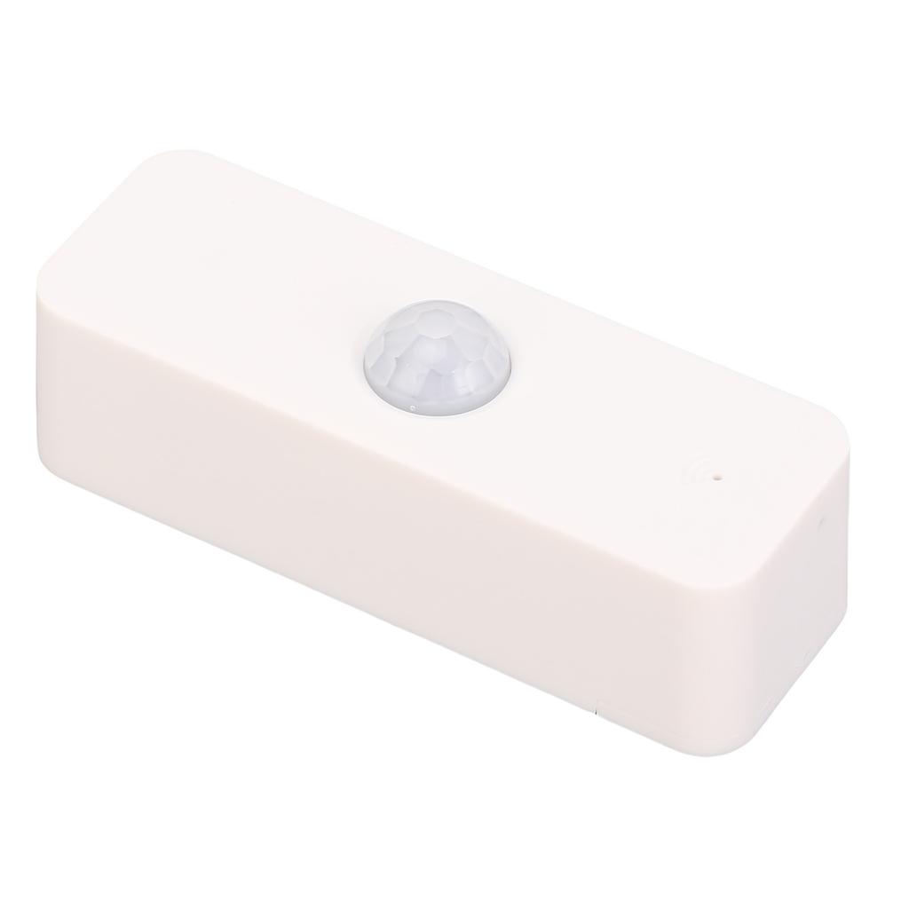 Smart Motion Sensor Compatible Wireless APP Remote Control Home Security System Motion Detector for Smart Lights and Home Automation ABS White 6m Ran