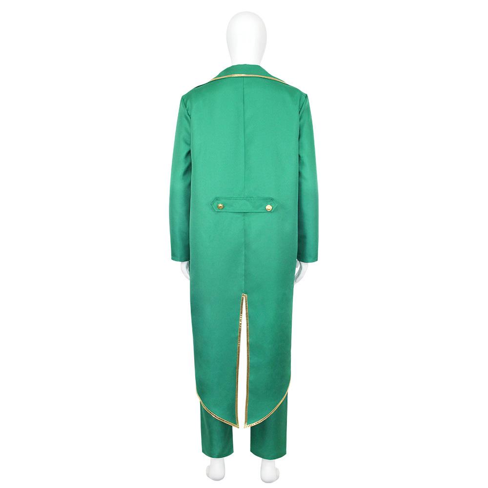 St. Patrick's Day Costume Elf Costume Gothic Vintage Steampunk Tail Coat with Goblin Hat Bow Tie