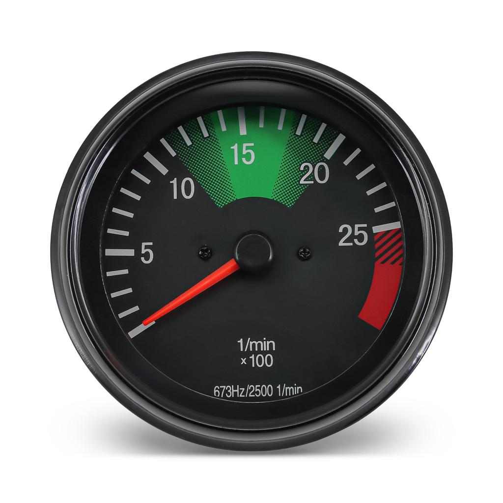 100mm Car Tachometer 2500RPM 3000RPM Tacho Meter Heavy Truck Gauge 025426916 0015424016 RPM Meter For 24V Car Truck for Mercedes