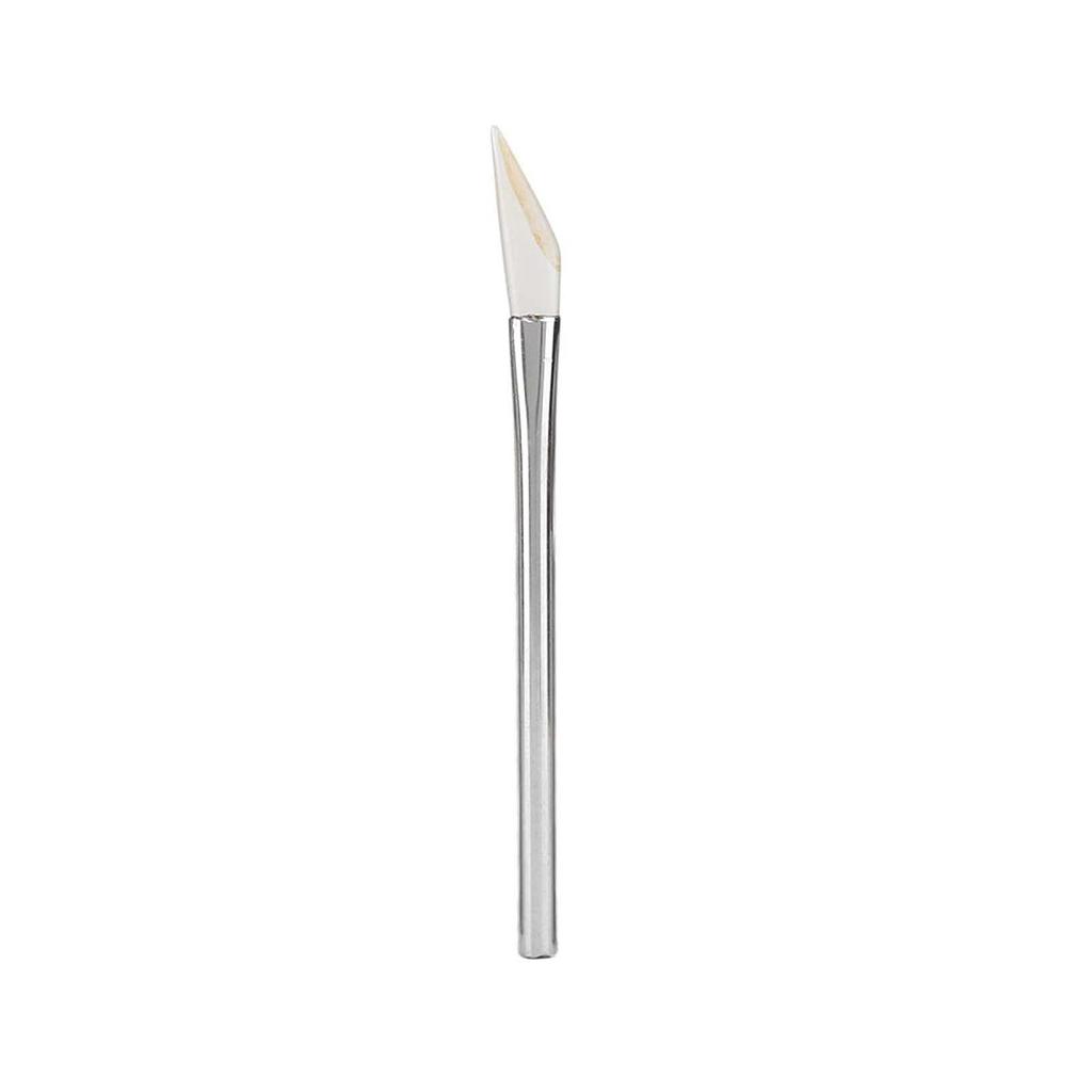 Agate Polishing Tool and Steel Pressure Polishing Carving Precious Metal with Bamboo Iron Handle for Gold Sliver Jewelry
